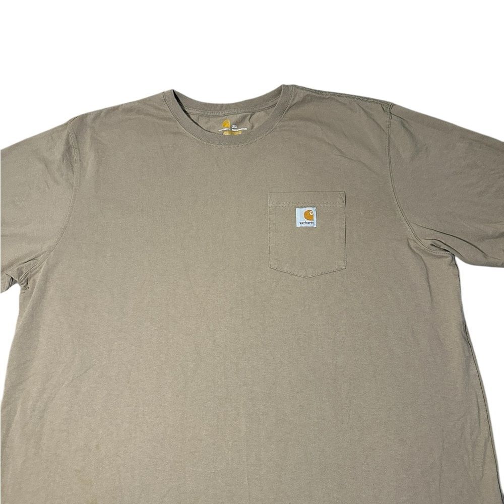 Men’s Carhartt Loose Fit Short Sleeve Pocket T shirt Size 2XL - Picture 2 of 6